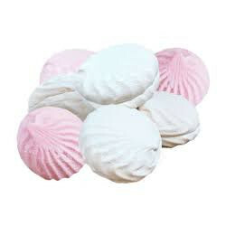 Богуславна . Зефір біло-рожевий 1 кг(фасовка 2.2 кг)