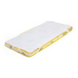 ЭКО ПУПС. Детский непромокаемый наматрасник Поверхность  Classic, р. 60х120 см. (Белый) Арт. КНАМ120