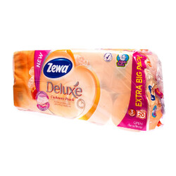 Zewa. Туалетная бумага Zewa Deluxe Delicate Care Персик 150 отрывов 3 слоя 20 рулонов (556117)