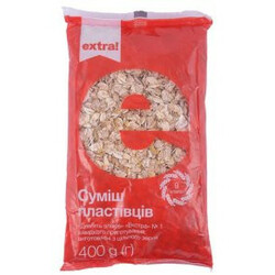 Extra! Смесь хлопьев 9 злаков 400 гр(4823096405889)