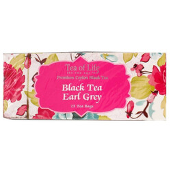Tea of Life. Чай черный Tea of Life Earl Grey мелколистовой 25*2г/уп(0680275050544)