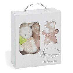 Interbaby. Набор Interbaby Одеяло с зайчиком бежевое (8000900)