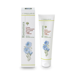 Lerbolario. Крем для відновлення структури волосся з олією Льону, 150мл(2214010009535)