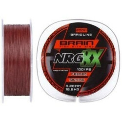 Brain. Шнур NRG 8X sinking 150m 0.10mm 8.4kg ц:brown (1858.20.82)