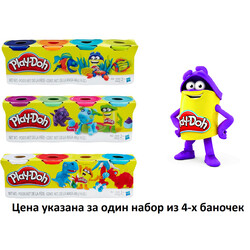 Play - Doh. Набор з 4 баночок(B5517)