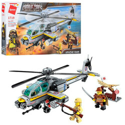 Brick. Конструктор Brick Военный вертолет 1719 шт (6955265604118)