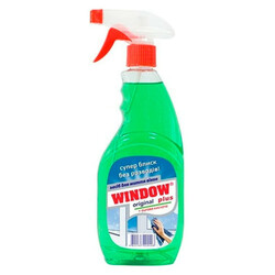 Window Plus. Средство для мытья окон  зеленый распылитель 500 мл (4820167000448)