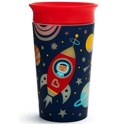 Munchkin. Поильник-непроливайка Miracle 360 Glow in the Dark 266 мл червоний(735282211935 )