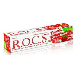 ROCS. Зубна паста Teens "Суниця"(8-18), 74 р.(471910)