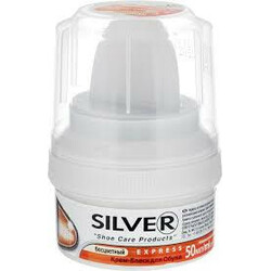 Silver.Крем-блиск д-взуття натуральний банка  50мл( 8690757000020)