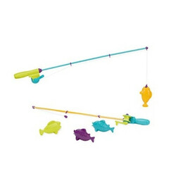 Battat Lite.  Игровой набор - МАГНИТНАЯ РЫБАЛКА (2 удочки, 4 рыбки) (BT2540Z)