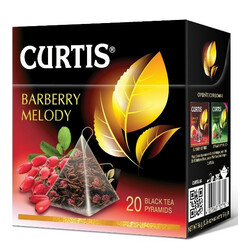 Curtis. Чай чорний Curtis Barberry Melody в пірамідках 20шт*1,8г(4823063703727)