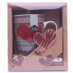 Набор чайный чашкa 280мл+ложкa Y*2 (0250010655435)