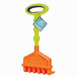 Battat. Игрушка для игры с песком Большие грабельки (цвет красный-лаймовый) (BX1443Z)