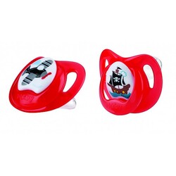 Nuby. Ортодонтическая пустышка 6 мес+, с шишечками-нубиками, 6-36 мес., (5840MO)