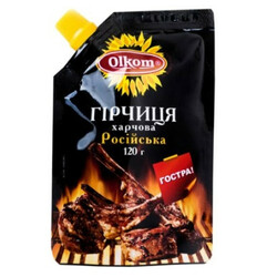 Олком . Горчица Российская 120 гр (4820003144848)