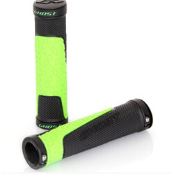 Ghost. Грипсы  із затисками, чорно-лайми(4052968203517)