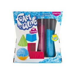 Foam Alive. Повітряна піна для дитячої творчості ГЕОМЕТРІЯ(5905)
