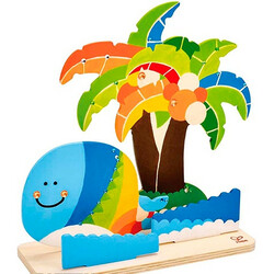 Hape. Набор для розфарбовування Hape Тропічний острів(E5110)