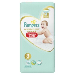 Pampers. Трусики  Pampers premium care 3 (6-11 кг), 48 шт (8001090759795)