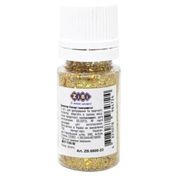 ZiBi. Глиттер Блискітки, голографічні, золотий, 5 г(4823078964724)