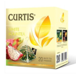 Curtis. Чай білий Curtis Bountea White в пірамідках 20шт*1,7г(4823063702935)