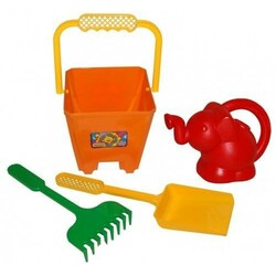 Тигрес. Набор для песка Замок 4 эл. с лейкой (39038)