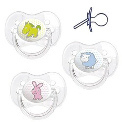 Canpol. Пустышка силиконовая круглая от 6 -18 месяцев. (22-518)