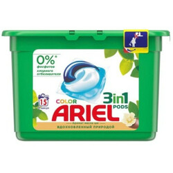 Ariel. Гель-капсулы для стирки масло ши автомат 15*27г (8001090993229)