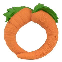 Oli&Carol. Игрушка-прорезыватель для зубів "Морквина Кети", натуральний каучук(8437015928814)