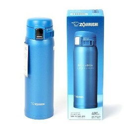 ZOJIRUSHI. Термокружка 0.48 л голубой металлик. (SM-KB48AW)