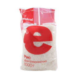 Extra! Рис довгий Extra! 1 кг(4824034013272)