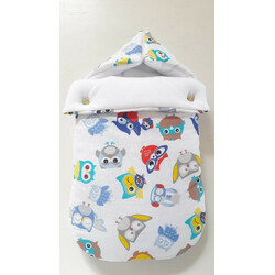 Viall. Детский зимний конверт "Joy" цветные совушки" (8998)