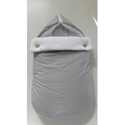 Viall. Детский зимний конверт "Joy" серый горошек"  (9002)