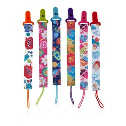 Nuby. Клипса для пустышек с держателем, 0мес+ (5706)