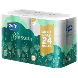 Grite. Бумага туалетная Blossom   24шт-уп (4770023348712)