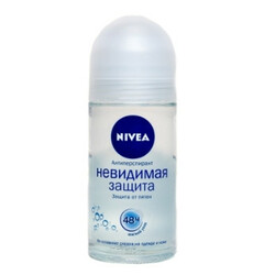 Nivea. Дезодорант кульковий Невидимий захист антиперспирант 50 мл   (4005808829958)