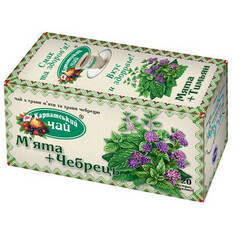 Карпатський чай. Чай м'ята-чебрець 20*1,35г(4820024213158)