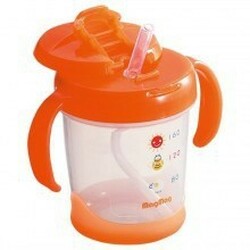 PIGEON. Чашка-поильник Mag Mag с трубочкой с 8 мес., 200мл