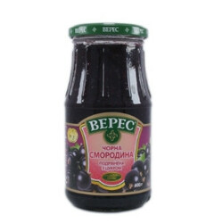 Верес. Смородина чорна з цукром 600г(9865060029634)