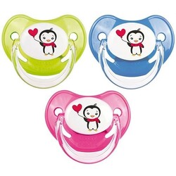 Canpol Babies. Пустышка латексная анатомическая "Пингвин" 6-18мес (22-587)