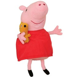 Peppa. Мягкая игрушка Пеппа с игрушкой, 30 см  (25097)