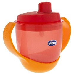 Chicco. Чашка непроливная Meal Cup, 180мл, 12 m+ (розовая) (06824.70)