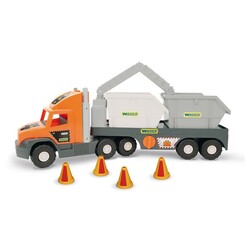Wader.  Евакуатор Super Tech Truck з будівельними контейнерами(36760)