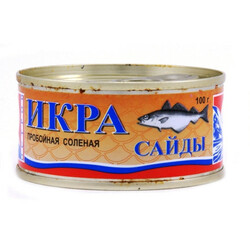 Острів. Ікра сайди пробійна солона ж-б 100 г(4823024603684)