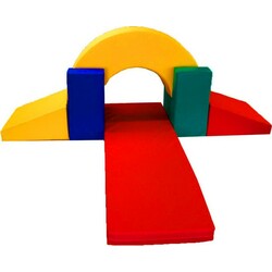 Tia - sport. М'який ігровий комплекс з двома гірками(sm - 0472)