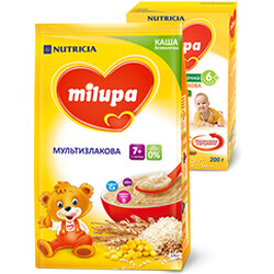 Каша Milupa "Безмолочна Мультизлакова",(7 m+) 170 р.(930034)