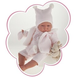 Antonio Juan.Кукла MI PRIMER REBORN - Berta gorro pico rosa (8435083681587)
