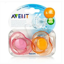 Avent. Пустышка дышащая (6-18 мес.), 2шт. (498117)