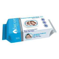 Air Dream. Серветки вологі для дітей пласт клапан 72 шт(4820194350363)